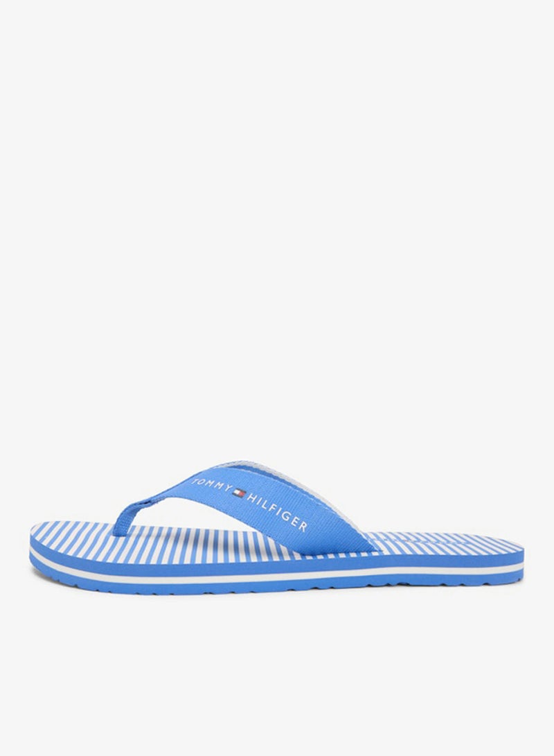 TOMMY HILFIGER Webbing Strap Ithaca Stripe Flip-Flops - Image 2